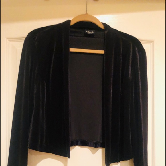 Black Velvet Jacket - Picture 1 of 3
